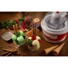 Ariete 643 Máquina de gelados Party Time, Máquina de gelados, 12 W, capacidade de 1,5 L, recipiente removível com duplo isolamento, tempo de preparação 30 minutos, tampa para adicionar ingredientes, vermelho