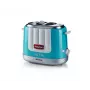 Ariete 206 Máquina de cachorros-quentes Party Time, 650 W, azul, torradeira de cachorros-quentes, azul-claro, 2 unid., 650 W, 160 mm, 270 mm