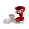 Ariete 76 Ice Crusher Party Time, Máquina trituradora de gelo, 30 W, recipiente de gelo removível, lâminas de aço inoxidável, vermelho