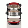 Ariete 927 Pizzeria, Forno de pizza duplo, 2 pizzas em 4 minutos, 2300 W, 2 pedras refratárias, 2 termóstatos, diâmetro 32 cm, 5 níveis de cozedura, 2 pás de aço inoxidável, vermelho