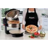 Ariete 927 Pizzeria , Forno de pizza duplo, 2 pizzas em 4 minutos, 2300 W, 2 pedras refratárias, 2 termóstatos, diâmetro 32 cm, 5 níveis de cozedura, 2 pás de pizza de aço inoxidável, vermelho