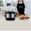 Ariete 927 Pizzeria , Forno de pizza duplo, 2 pizzas em 4 minutos, 2300 W, 2 pedras refratárias, 2 termóstatos, diâmetro 32 cm, 5 níveis de cozedura, 2 pás de pizza de aço inoxidável, vermelho