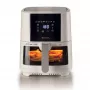 Ariete 4626 Airy Fryer 6L, fritadeira de ar quente, 1300 W, capacidade de 6 l, capacidade da câmara de 2,5 kg, 8 programas predefinidos, temperatura até 200 °C, cesto transparente para controlo da cozedura, preto