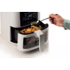 Ariete 4626 Airy Fryer 6L, fritadeira de ar quente, 1300 W, capacidade de 6 l, capacidade da câmara de 2,5 kg, 8 programas predefinidos, temperatura até 200 °C, cesto transparente para controlo da cozedura, preto