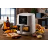 Ariete 4626 Airy Fryer 6L, fritadeira de ar quente, 1300 W, capacidade de 6 l, capacidade da câmara de 2,5 kg, 8 programas predefinidos, temperatura até 200 °C, cesto transparente para controlo da cozedura, preto