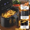 Ariete 4633, fritadeira de ar quente 4L, 1400W, capacidade 4L, 9 programas, função shake e grelhar, temperatura até 200°C, preto