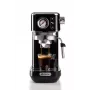 Ariete 1381 máquina de café com manómetro, adequada para café moído e pastilhas ESE, 1300 W, depósito de água de 1,1 l, pressão de 15 bar, filtro para ½ chávena, bico de cappuccino, preto