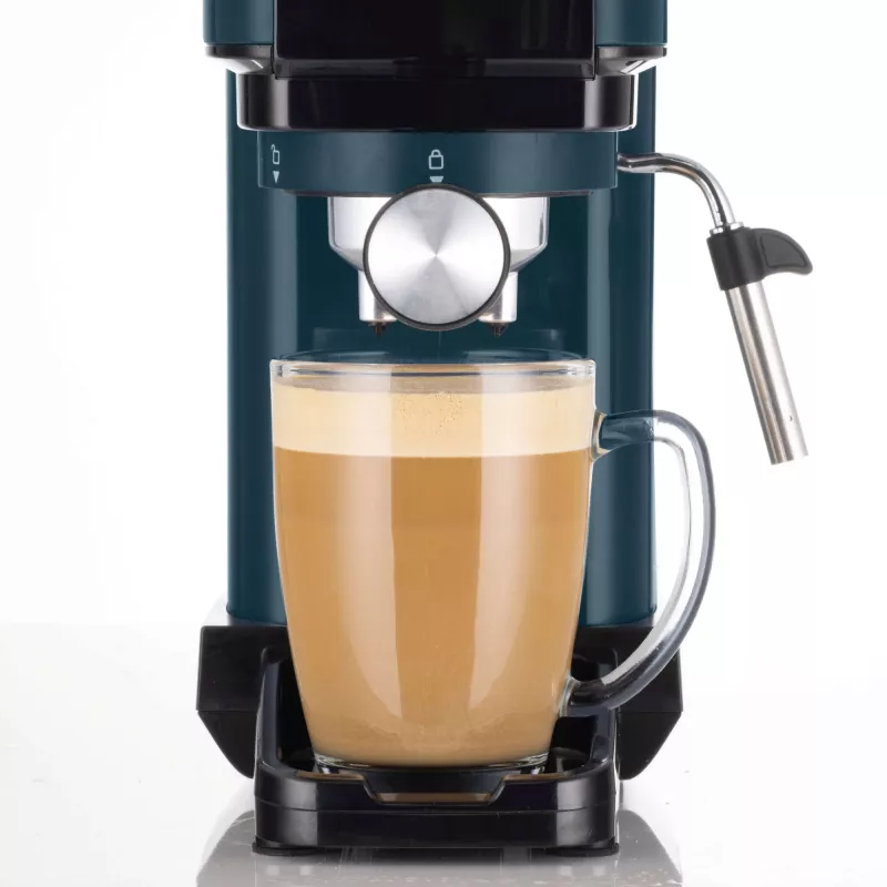 Ariete 1399 máquina de café expresso, para café moído e pastilhas ESE, 1300 W, capacidade de 1,1 l, pressão de 15 bar, filtro para 1, 2 chávenas e pastilhas ESE, cappuccino, branco