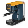 Ariete 1399 máquina de café expresso, para café moído e pastilhas ESE, 1300 W, capacidade de 1,1 l, pressão de 15 bar, filtro para 1, 2 chávenas e pastilhas ESE, cappuccino, amarelo