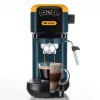 Ariete 1399 máquina de café expresso, para café moído e pastilhas ESE, 1300 W, capacidade de 1,1 l, pressão de 15 bar, filtro para 1, 2 chávenas e pastilhas ESE, cappuccino, amarelo