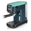 Ariete 1399 máquina de café expresso, para café moído e pastilhas ESE, 1300 W, capacidade de 1,1 l, pressão de 15 bar, filtro para 1, 2 chávenas e pastilhas ESE, cappuccino, verde