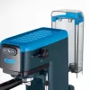 Ariete 1399 máquina de café expresso, para café moído e pastilhas ESE, 1300 W, capacidade de 1,1 l, pressão de 15 bar, filtro para 1, 2 chávenas e pastilhas ESE, cappuccino, azul