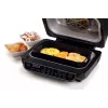 Ariete 4635 Air Fryer Grill, fritadeira de ar quente e grelhador, grelhador de bife, 1700 W, capacidade 8 l, fritar e grelhar, 8 funções de cozedura, temporizador, preto