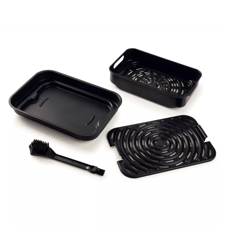 Ariete 4635 Air Fryer Grill, fritadeira de ar quente e grelhador, grelhador de bife, 1700 W, capacidade 8 l, fritar e grelhar, 8 funções de cozedura, temporizador, preto