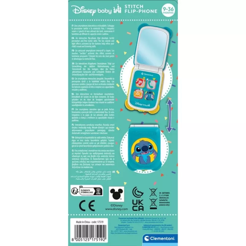 Clementoni Disney Baby 17519 brinquedo de imitação