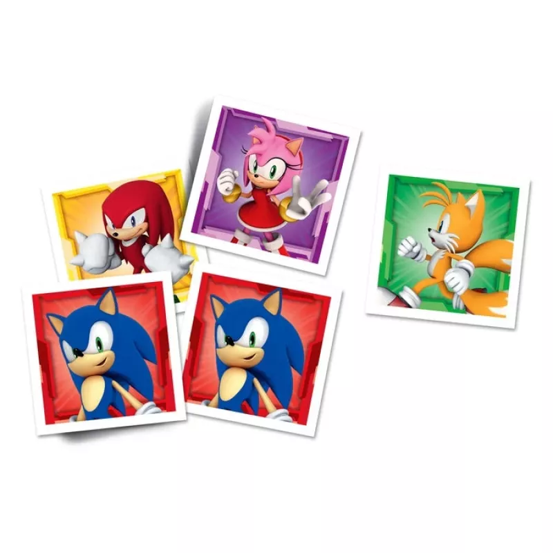 Clementoni Memo Sonic jogo de cartas jogo de memória
