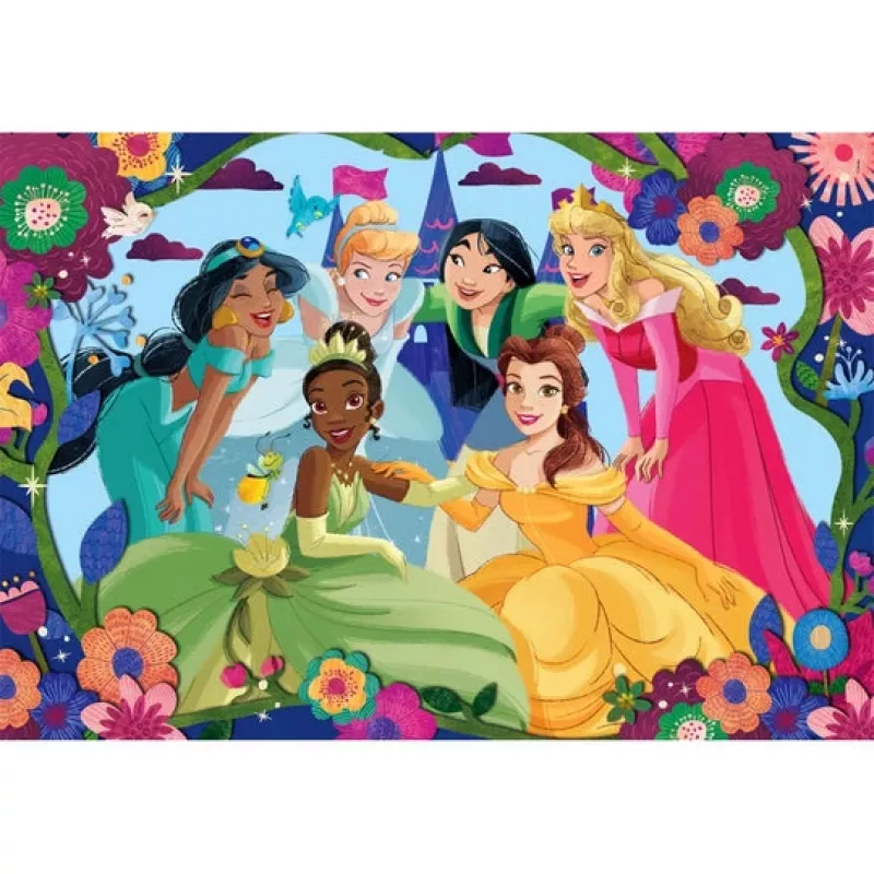 Clementoni Supercolor Disney Princess puzzle 30 peças cartoons