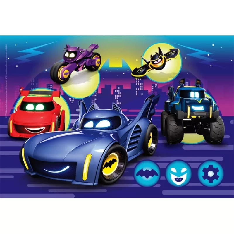 Clementoni Supercolor Puzzle 2x20 peças, Batwheels (24806)
