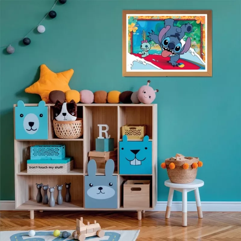 Clementoni Supercolor Puzzle 2x20 peças, Disney Stitch (24809)