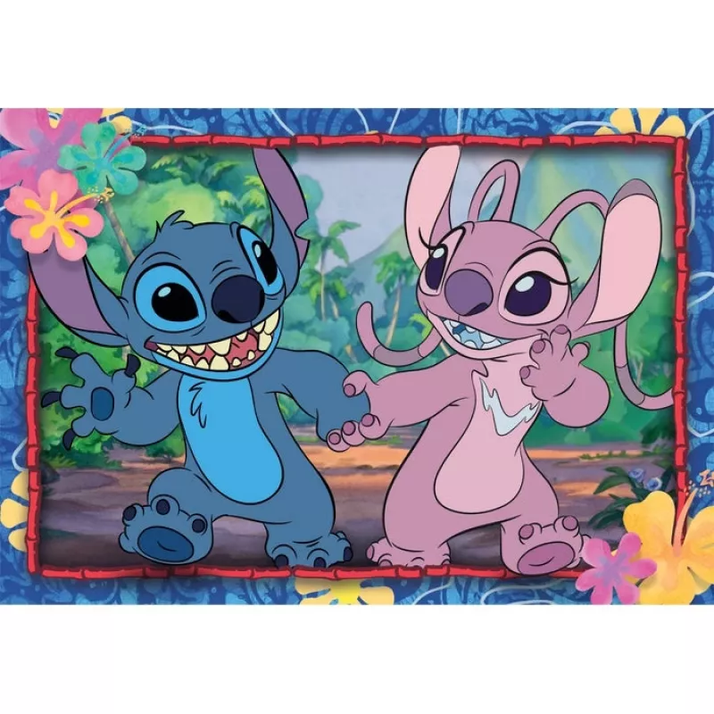 Clementoni Supercolor Puzzle 2x20 peças, Disney Stitch (24809)