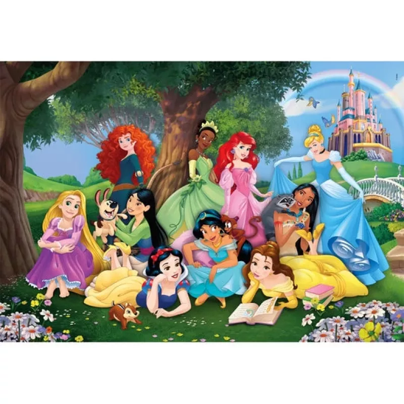 Clementoni Supercolor Disney Princess puzzle 104 unid. cartoons