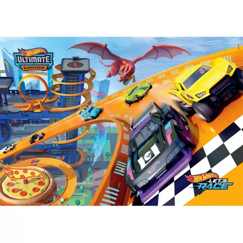 Clementoni Supercolor 25760 puzzle puzzle 104 peças veículos