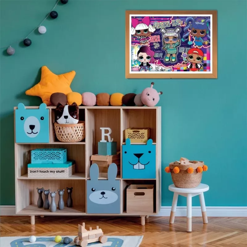 Clementoni Supercolor LOL puzzle 104 peças cartoons