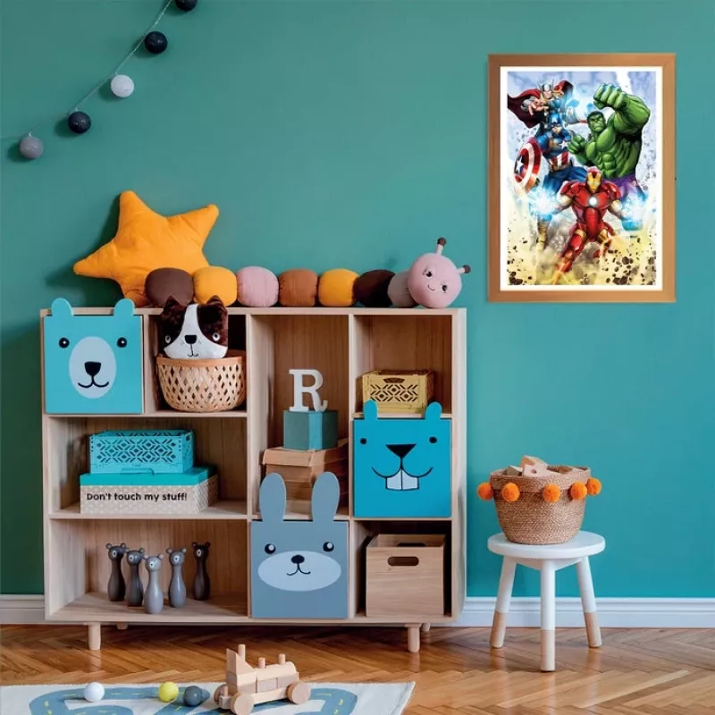 Clementoni Supercolor Marvel Avengers Puzzle 60 peças Comics