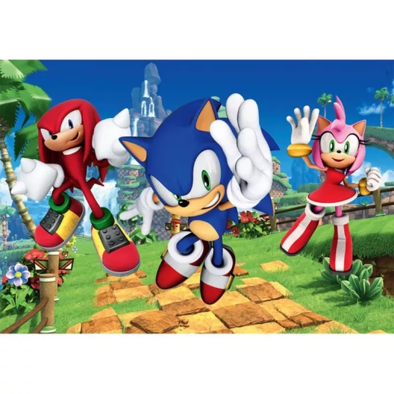 Clementoni Sonic Puzzle 104 peças Comics