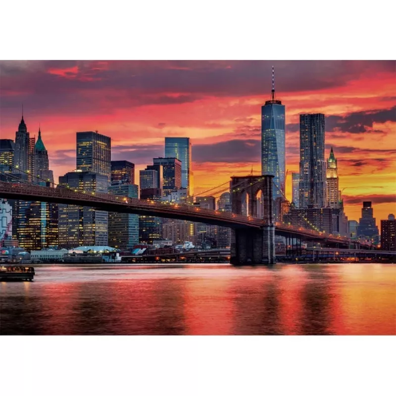 Clementoni High Quality Collection East River at Dusk Puzzle 1500 peças Paisagem
