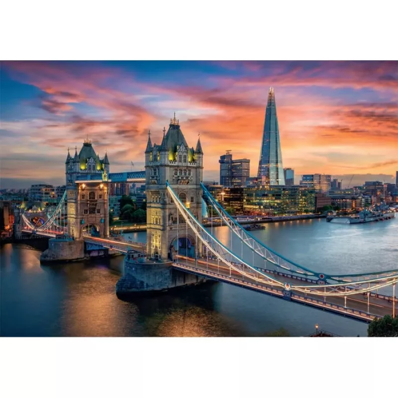 Clementoni High Quality Collection London Twilight Puzzle 1500 peças Paisagem