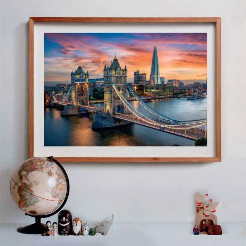 Clementoni High Quality Collection London Twilight Puzzle 1500 peças Paisagem