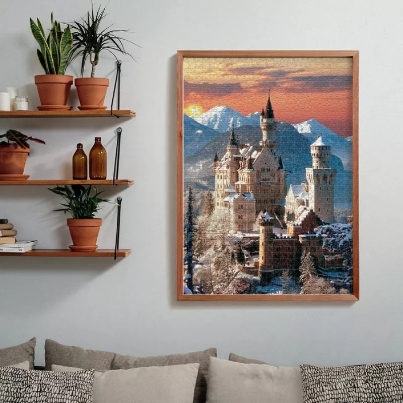 Clementoni High Quality Collection Neuschwanstein Puzzle 1500 peças Paisagem