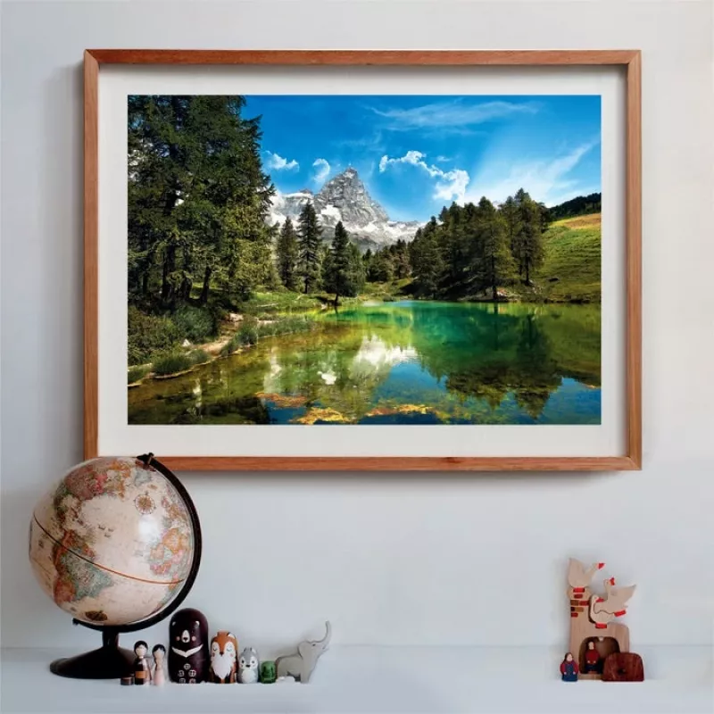 Clementoni High Quality Collection Blauer See Puzzle 1500 peças Paisagem