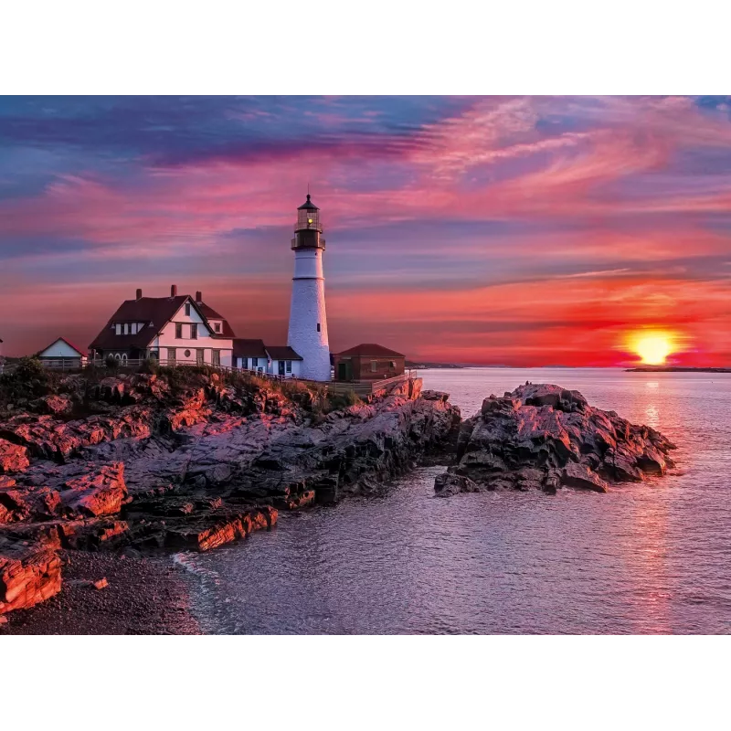 Clementoni Portland Head Light - 500 peças - High Quality Collection