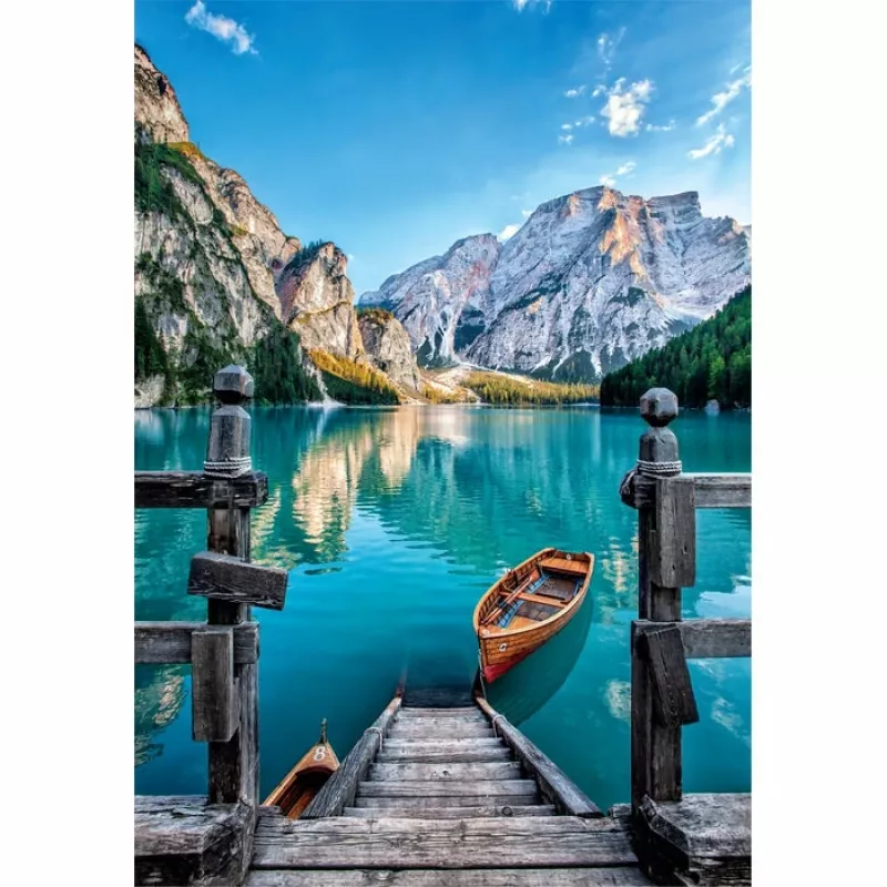 Clementoni High Quality Collection Pragser Wildsee Puzzle 500 peças Paisagem