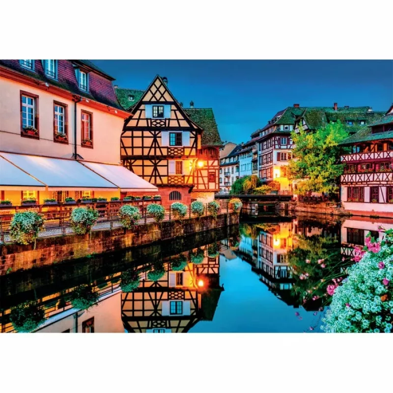 Clementoni High Quality Collection Puzzle Estrasburgo Centro Histórico 500 unid. Paisagem