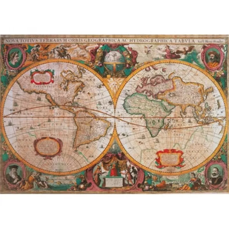 Clementoni Alte Karte Puzzle 1000 unid. Mapas