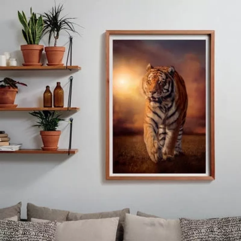 Clementoni Tigre Puzzle 1000 peças Animais