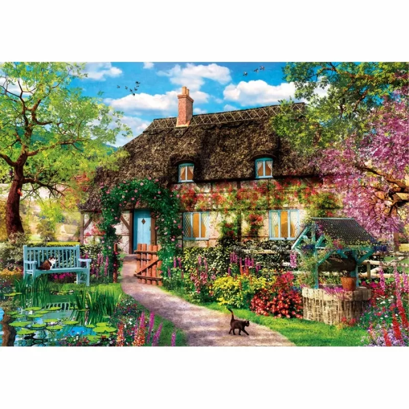 Clementoni High Quality Collection The Old Cottage Puzzle 1000 unid. Arte