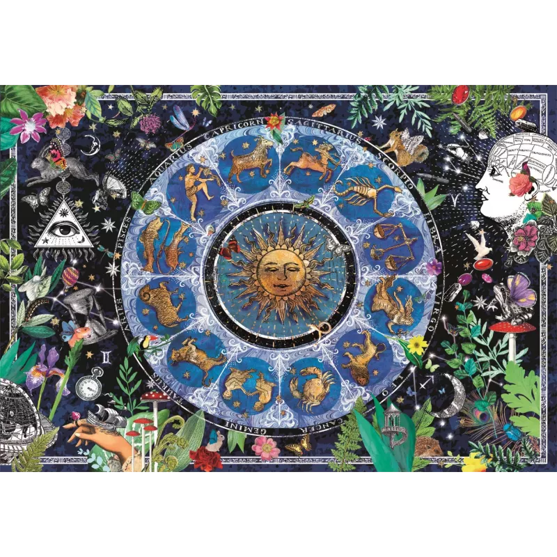 Clementoni 1000 peças CB HQC Astrologische Karte
