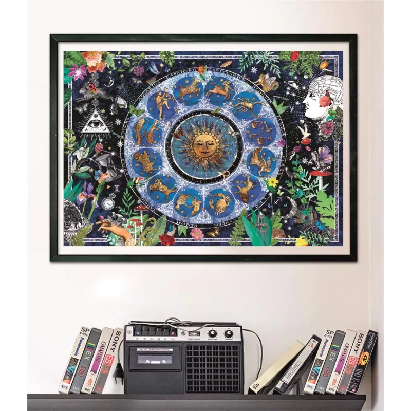 Clementoni 1000 peças CB HQC Astrologische Karte