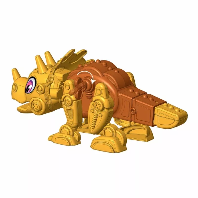 Clementoni Dino Bot Triceratops Junior, robô dinossauro, 5 anos