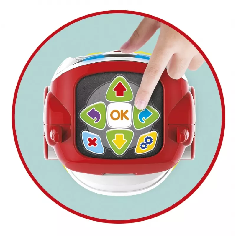 Clementoni DOC - Robô pedagógico falante, robô programável, 5 ano(s), vermelho, branco