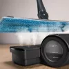 Polti Moppy Preto limpadora a vapor 0,7 l 1500 W alumínio, preto