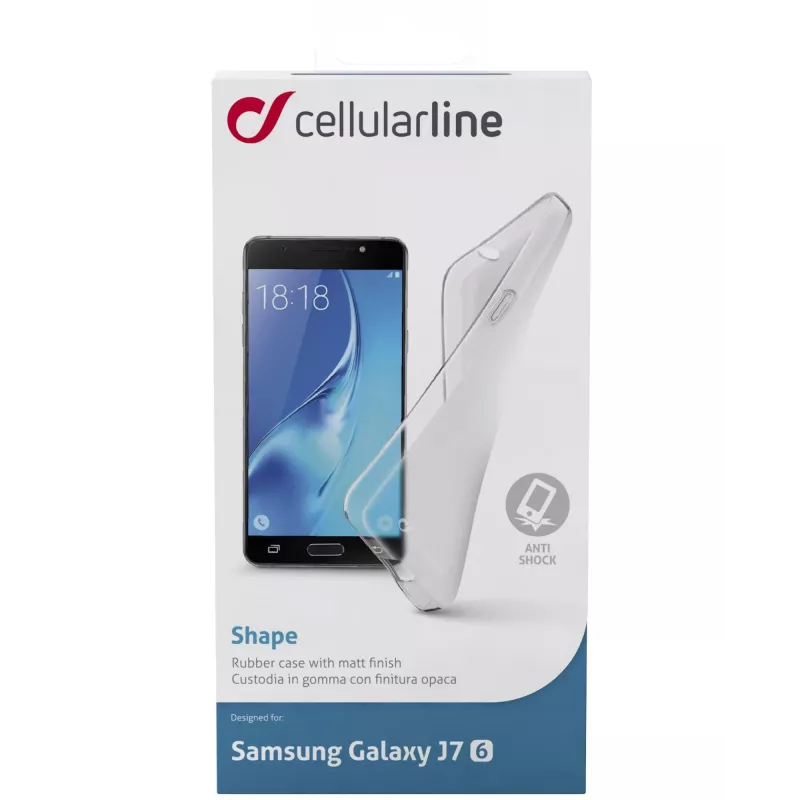 Cellularline Shape - Galaxy J7 (2016), capa, Samsung, Galaxy J7, 14 cm (5.5 polegadas), transparente