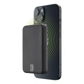 Cellularline Wireless power bank MAG 5000 carregador portátil compatível com o sistema MagSafe