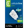 Carregador de parede Cellularline GAN USB-C 30W PD USB-C 30W PD com tecnologia GaN
