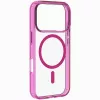 Cellularline Iconic Mag - iPhone 17 Pro capa transparente com rebordos coloridos, compatível com o ecossistema MagSafe