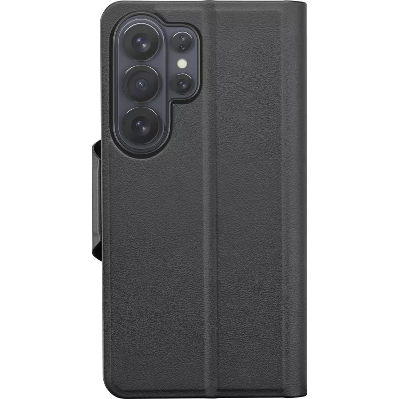 Cellularline Book Agenda - Galaxy S26 Ultra capa tipo livro com acabamento em pele sintética, fecho magnético, proteção RFID e função de suporte
